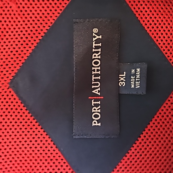 Port Authority | Men's Navy Vintage "FBR Open" Phoenix Zip Front Hood Jacket 3XL - Picture 9 of 14